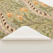 Couverture Sherpa Jardin de jonquilles de William Morris Fleur Class (3/4)
