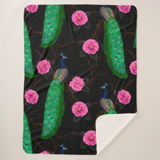 Couverture Sherpa Jardin de nuit (Devant)