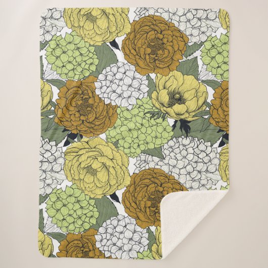Couverture Sherpa Jardin de printemps tardif 2 (Devant)