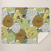 Couverture Sherpa Jardin de printemps tardif 2 (Devant (Horizontal))