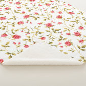 Couverture Sherpa Jardin de roses  (3/4)