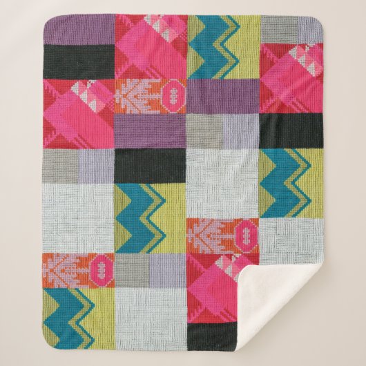 Couverture Sherpa Jardin des fleurs du Dada | Sophie Taeuber-Arp | (Devant)