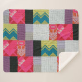 Couverture Sherpa Jardin des fleurs du Dada | Sophie Taeuber-Arp | (Devant (Horizontal))