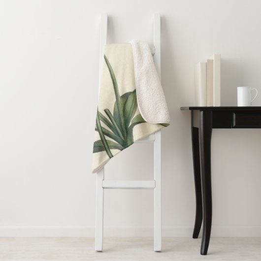 Couverture Sherpa Jardin d'ivoire (En situation)