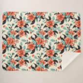 Couverture Sherpa Jardin du corail (Devant (Horizontal))