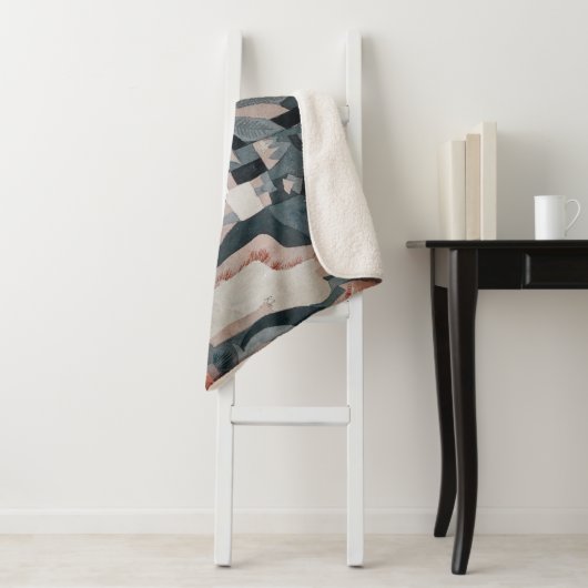 Couverture Sherpa Jardin Glacière sec | Paul Klee | (En situation)