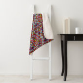 Couverture Sherpa Jardin joyeux groovy (En situation)