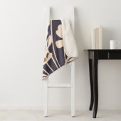 Couverture Sherpa Jardin Moderne Silhouette Florale (En situation)