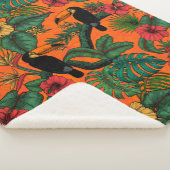 Couverture Sherpa Jardin toucan (3/4)