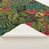 Couverture Sherpa Jardin tropical (3/4)