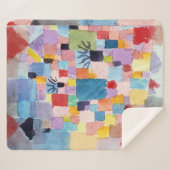 Couverture Sherpa Jardins du Sud | Paul Klee | Sherpa Blanket (Devant (Horizontal))