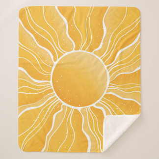 Couverture Sherpa Jaune