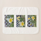 Couverture Sherpa Jaune Daffodique Blanket Sherpa (Devant (Horizontal))