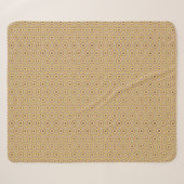 Couverture Sherpa Jaune et rose (Devant (Horizontal))