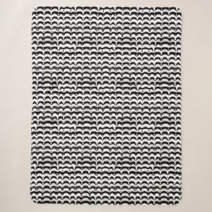Couverture Sherpa Jazzy Black & White Meling Zebra Stripes