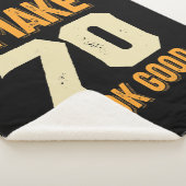 Couverture Sherpa Je fais 70 Look Good 70th Birthday Gift (3/4)