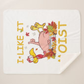 Couverture Sherpa Je L'Aime Moist Funny Turquie Dîner Thanksgiv (Devant (Horizontal))