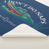 Couverture Sherpa Je ne fais pas de sieste Alligator - le Lotus blan (3/4)