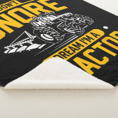 Couverture Sherpa Je ne ronfle pas Je rêve Je suis un tracteur - Far (3/4)