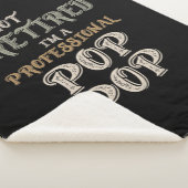 Couverture Sherpa Je ne suis pas à la retraite Je suis un PopPop pro (3/4)