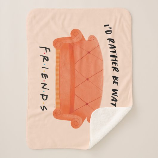 Couverture Sherpa Je préférerais regarder mes amis™ (Devant)