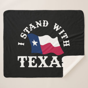 Couverture Sherpa Je suis avec le Texas