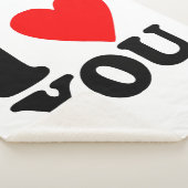 Couverture Sherpa Je T'Aime (3/4)