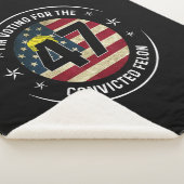 Couverture Sherpa Je vote pour le condamné Felon 47 anti-Trump M (3/4)