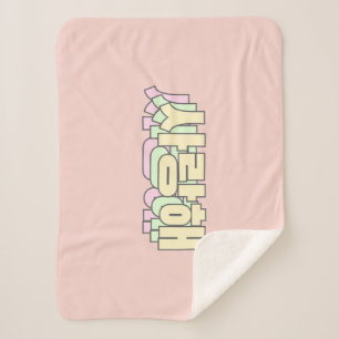 Couverture Sherpa Je vous aime en coréen - 사 랑 해 - coréen