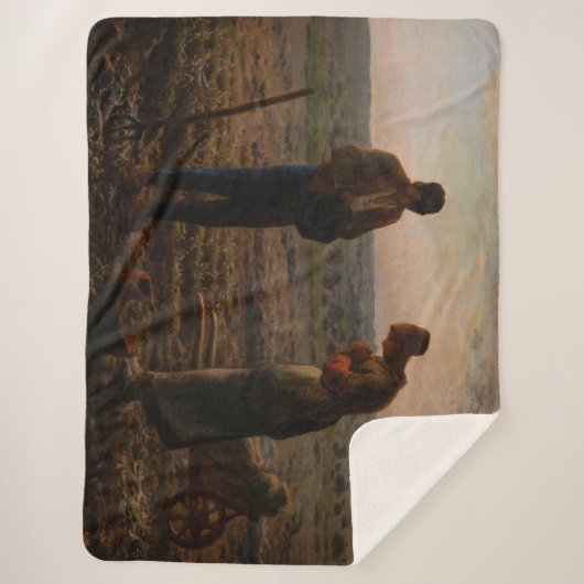 Couverture Sherpa Jean-François Millet - L'Angelus (Devant)