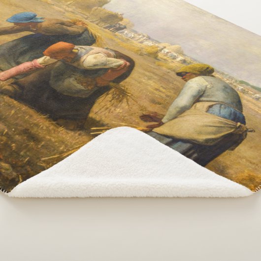 Couverture Sherpa Jean-François Millet - Les Gleaners (3/4)