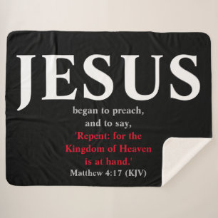 Couverture Sherpa Jésus Commença À Prêcher. Matthieu 4:17