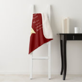 Couverture Sherpa Jesus Sherpa Blanket - Rouge (En situation)