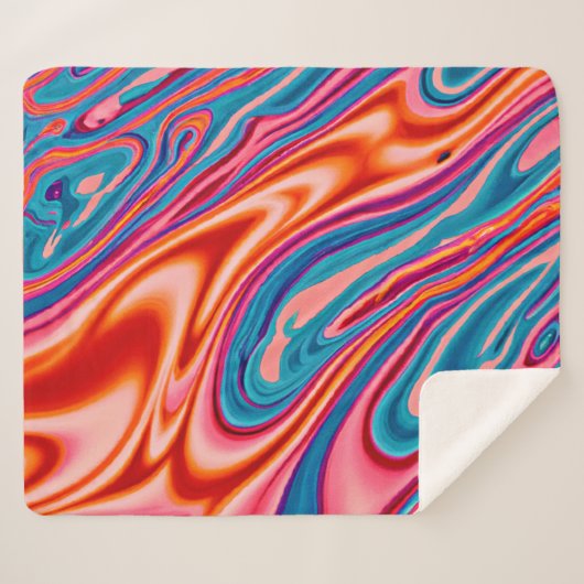 Couverture Sherpa Jeu de couleurs attractif (Devant (Horizontal))