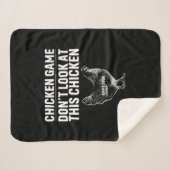 Couverture Sherpa Jeu de poulet de l'art (Devant (Horizontal))