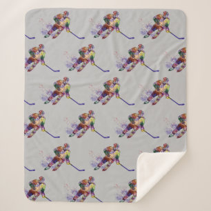 Couverture Sherpa Jeu de sport joueur de hockey