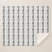 Couverture Sherpa Jeu d'échecs géométrique moderne Motif (Devant (Horizontal))