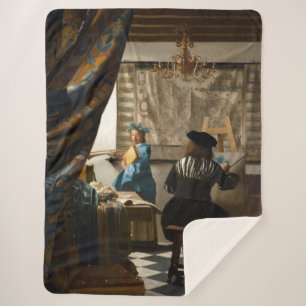 Couverture Sherpa Johannes Vermeer - L'Allégorie de la Peinture