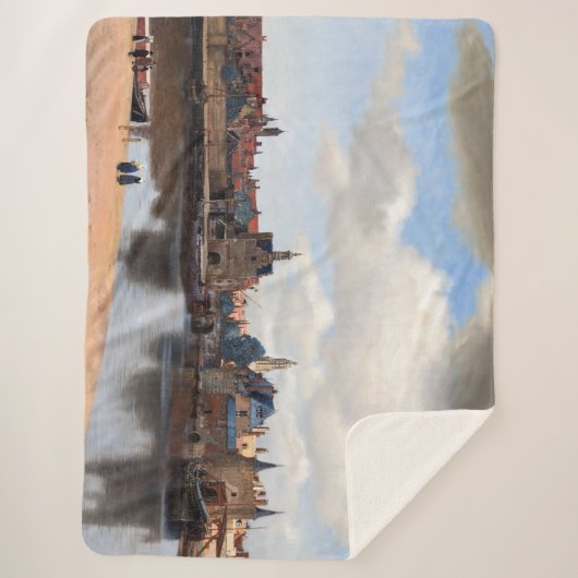 Couverture Sherpa Johannes Vermeer - Vue de Delft (Devant)
