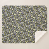 Couverture Sherpa John Henry Dearle Motif d'algues (Devant (Horizontal))