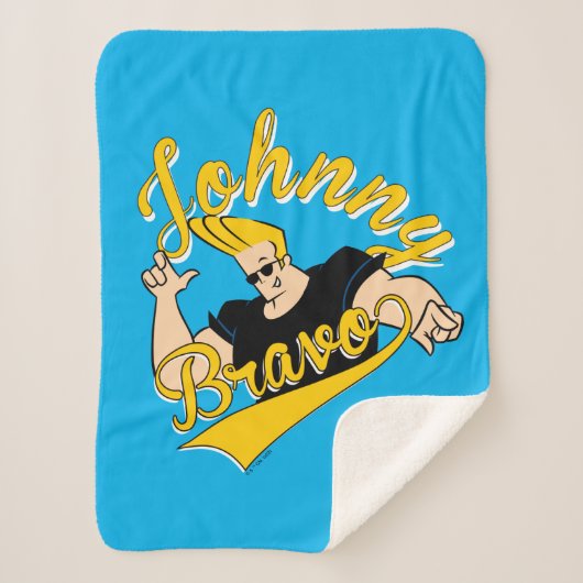 Couverture Sherpa Johnny Bravo Graphisme sportif (Devant)