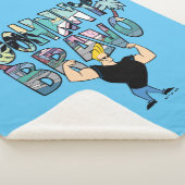 Couverture Sherpa Johnny Bravo Palm Tree Nom (3/4)