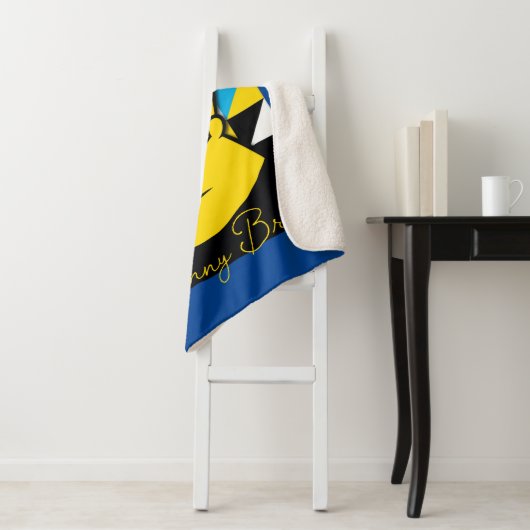 Couverture Sherpa Johnny Bravo Pop Art Graphic (En situation)