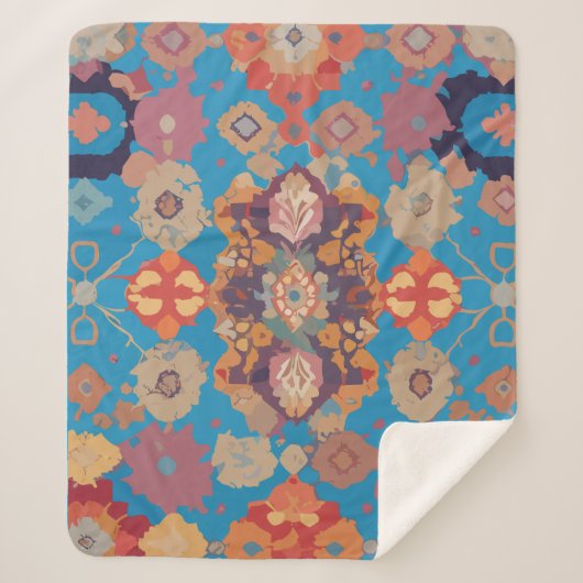 Couverture Sherpa Joie Ensoleillée (Devant)