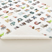Couverture Sherpa Joli Alphabet ABC Animaux (3/4)