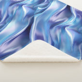 Couverture Sherpa Joli bleu pourpre Dreamy (3/4)
