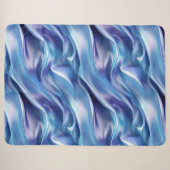 Couverture Sherpa Joli bleu pourpre Dreamy (Devant (Horizontal))