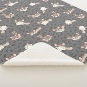 Couverture Sherpa Joli Cartoon Glider à sucre (3/4)