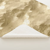 Couverture Sherpa Joli Champagne Gold Glamor (3/4)