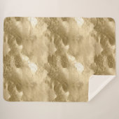 Couverture Sherpa Joli Champagne Gold Glamor (Devant (Horizontal))